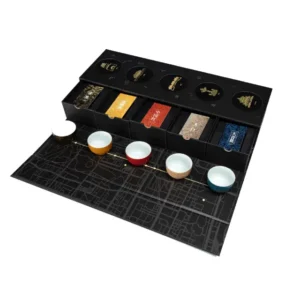 2 (2) Lacquer Starry Sky Tea Set Gift Box